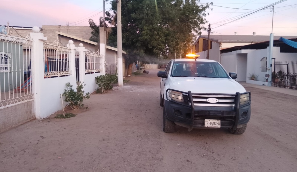 Fumigación contra el mosco en Culiacán