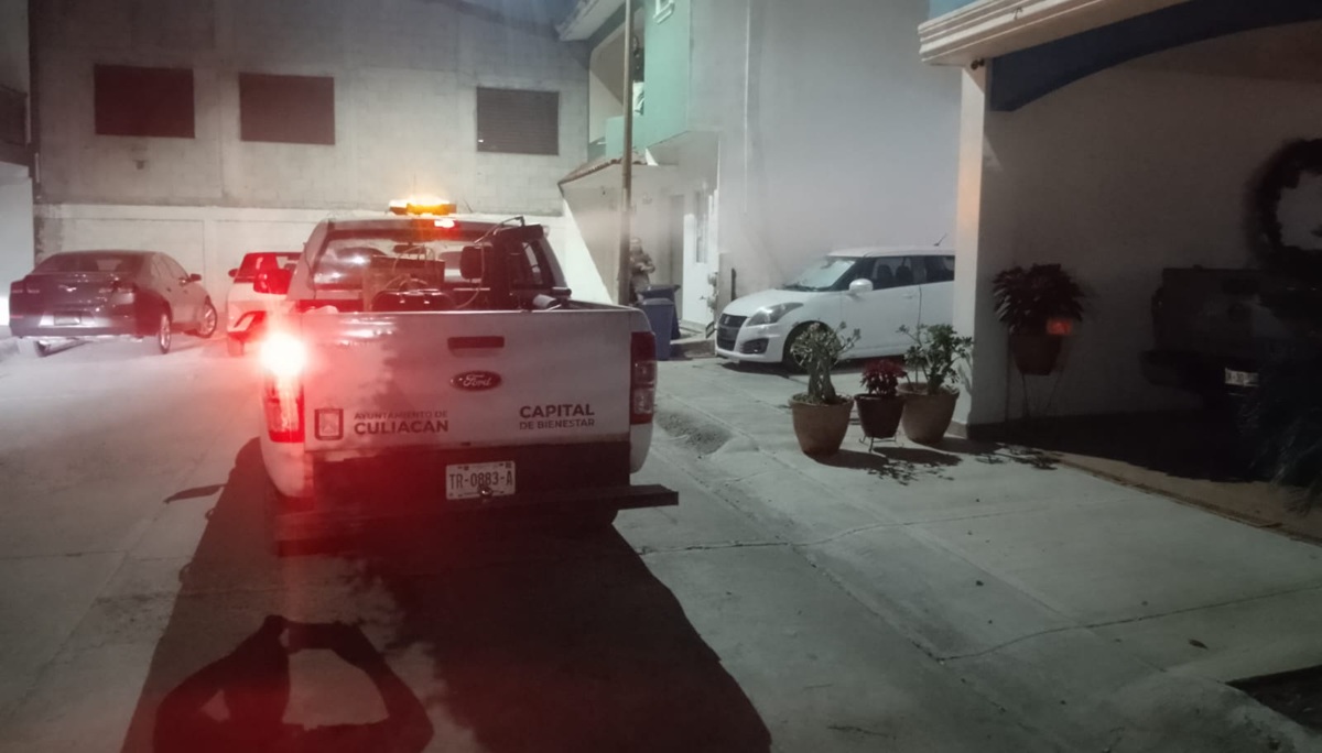 Fumigación contra el mosco en Culiacán