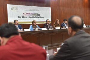 Gloria Himelda Félix Niebla comparece en el Congreso
