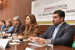 Gloria Himelda Félix Niebla comparece en el Congreso
