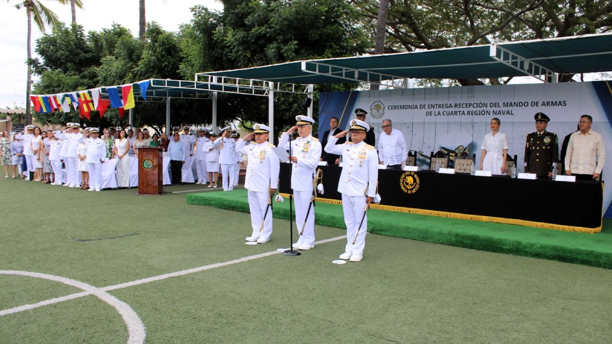 guadalupe juan jose bernal mendez nuevo comandante de la cuarta region naval evento