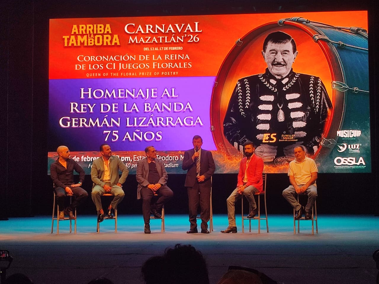 Germán Lizárraga será homenajeado en el Carnaval de Mazatlán