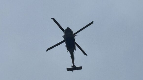 Sorprenden sobrevuelos de dos helicópteros en diferentes zonas de Culiacán. ¿De qué se trata?