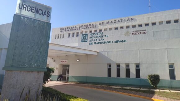 Sujeto llega herido de bala al Hospital General de Mazatlán, Sinaloa; investigan posible disparo accidental