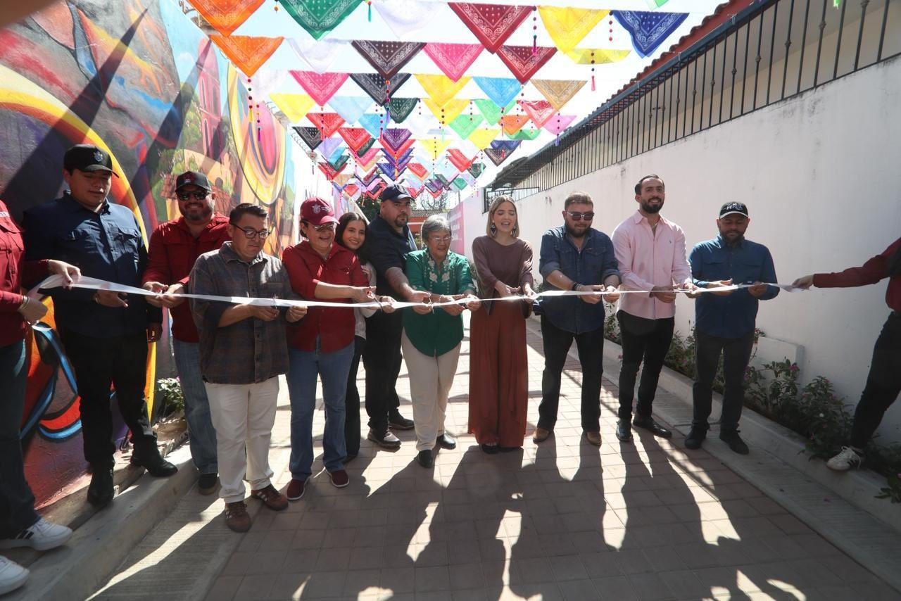 Inauguran mural en El Recodo, Mazatlán, Sin.