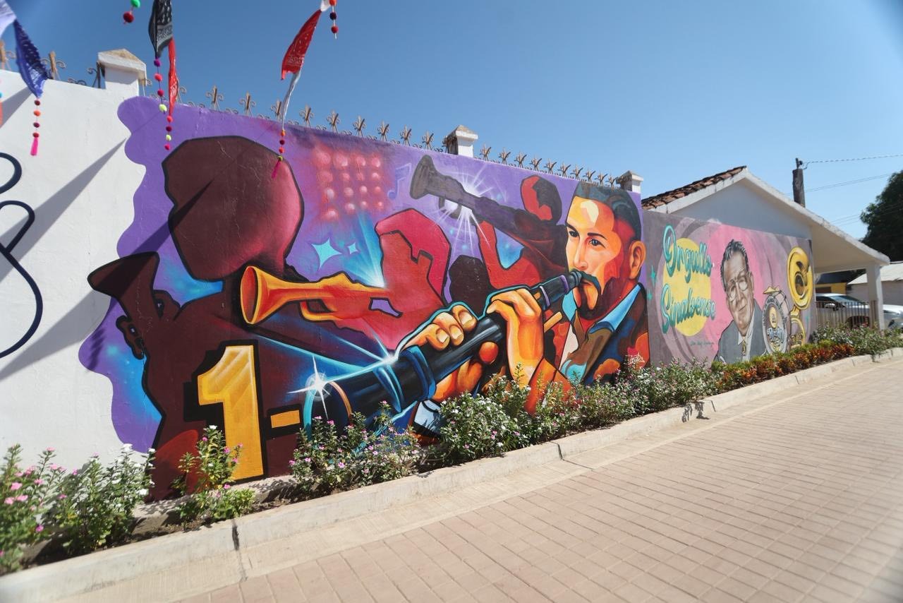 Inauguran mural en El Recodo, Mazatlán, Sin.