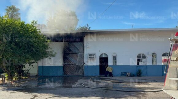 Se incendia bodega de aceites en el sector Insurgentes de Los Mochis, Sinaloa
