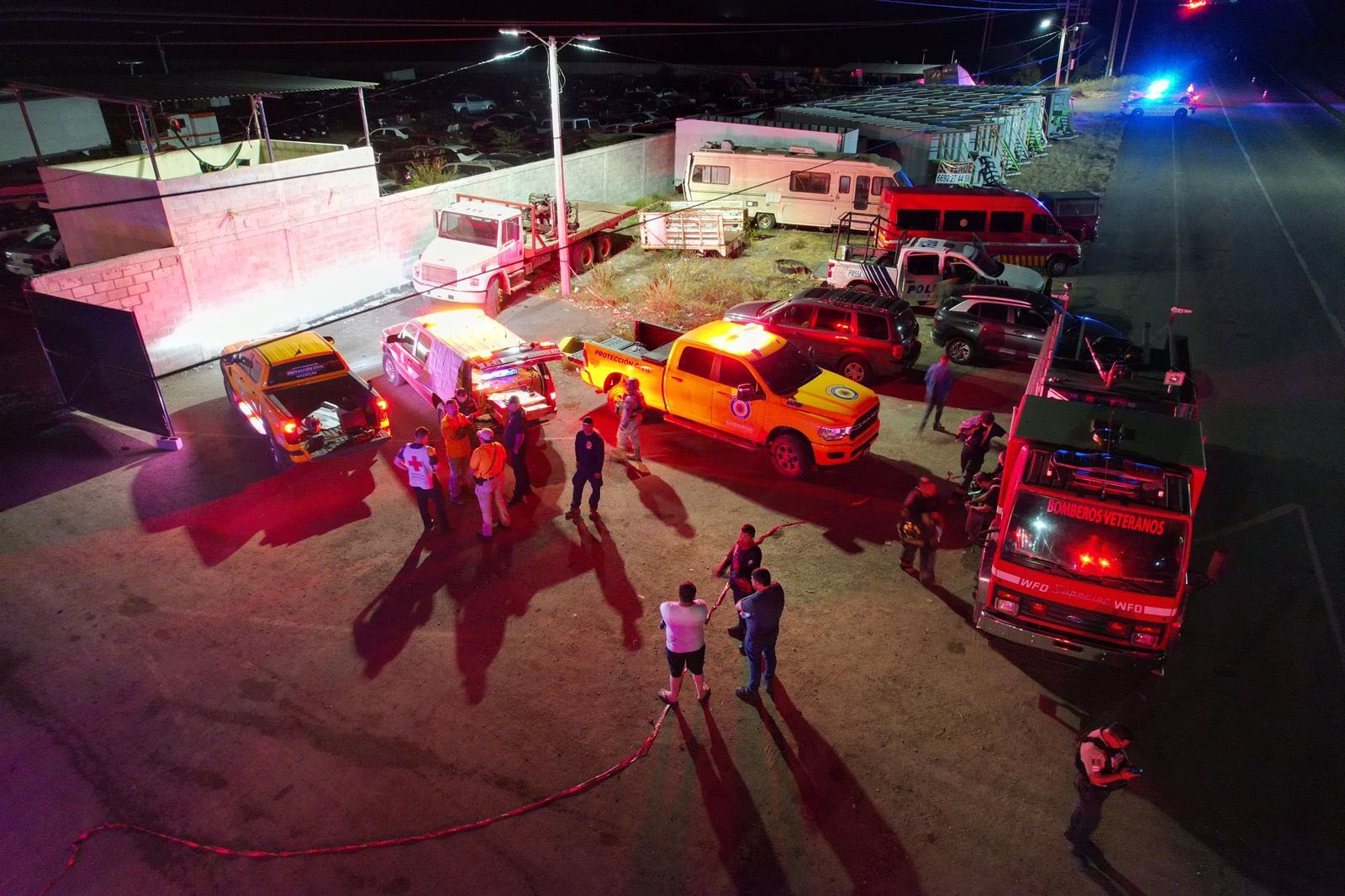 incendio en pension vehicular de villa union