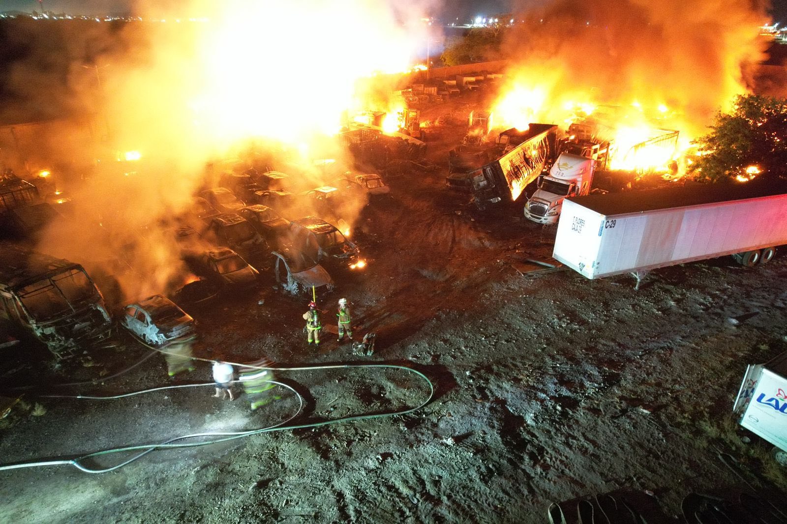 incendio en pension vehicular de villa union