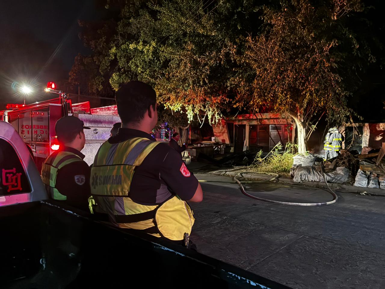 Incendio en vivienda de Los Mochis, Sinaloa