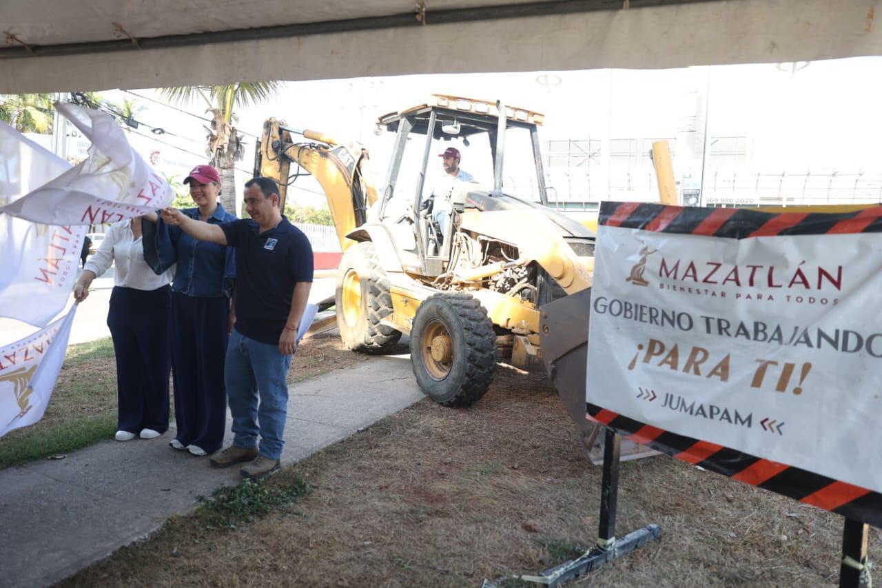 Inician obras de alcantarillado en cuatro colonias de Mazatlán