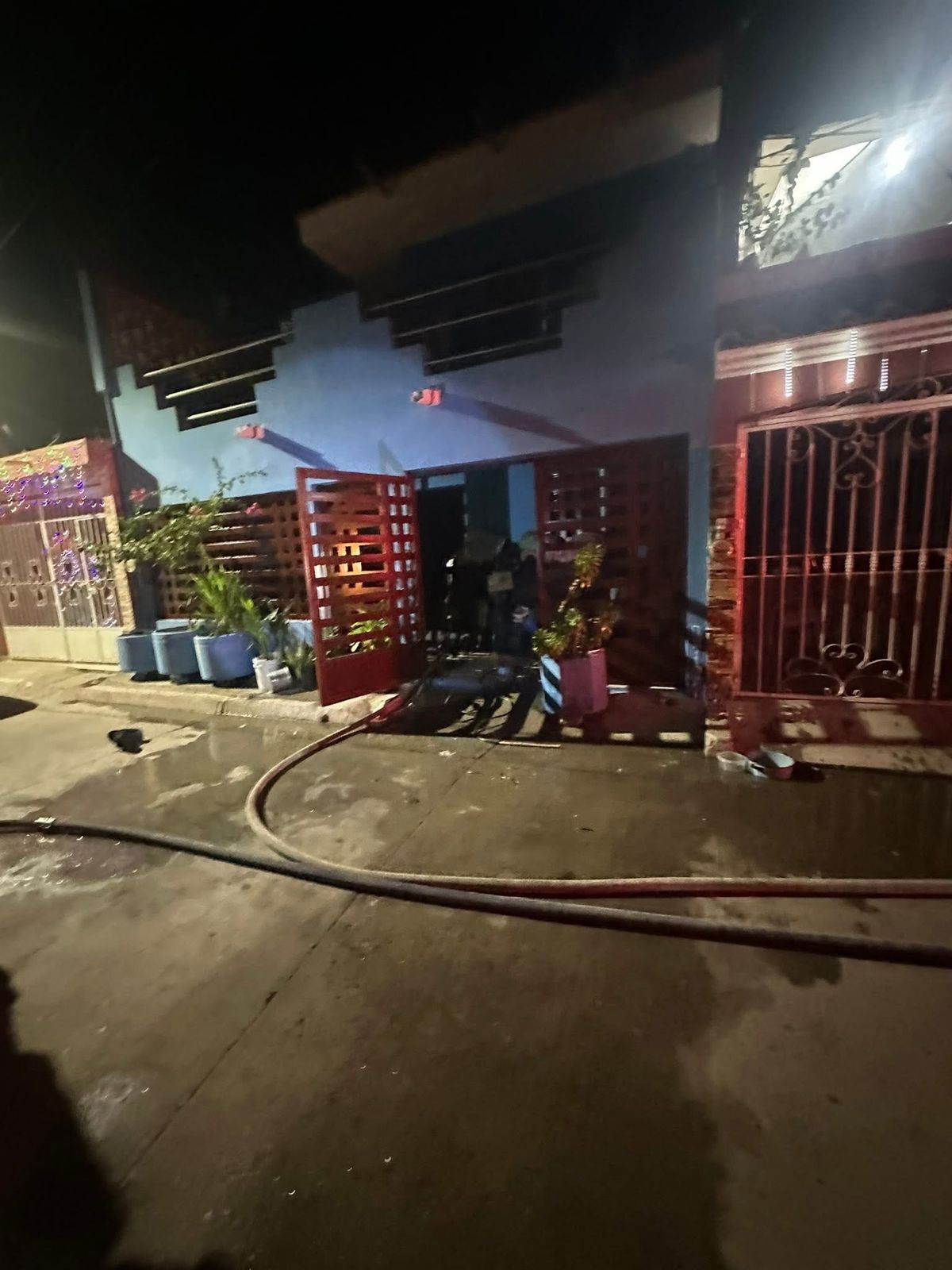 intensa jornada vivio el cuepo de bombero al inicio de este 2026