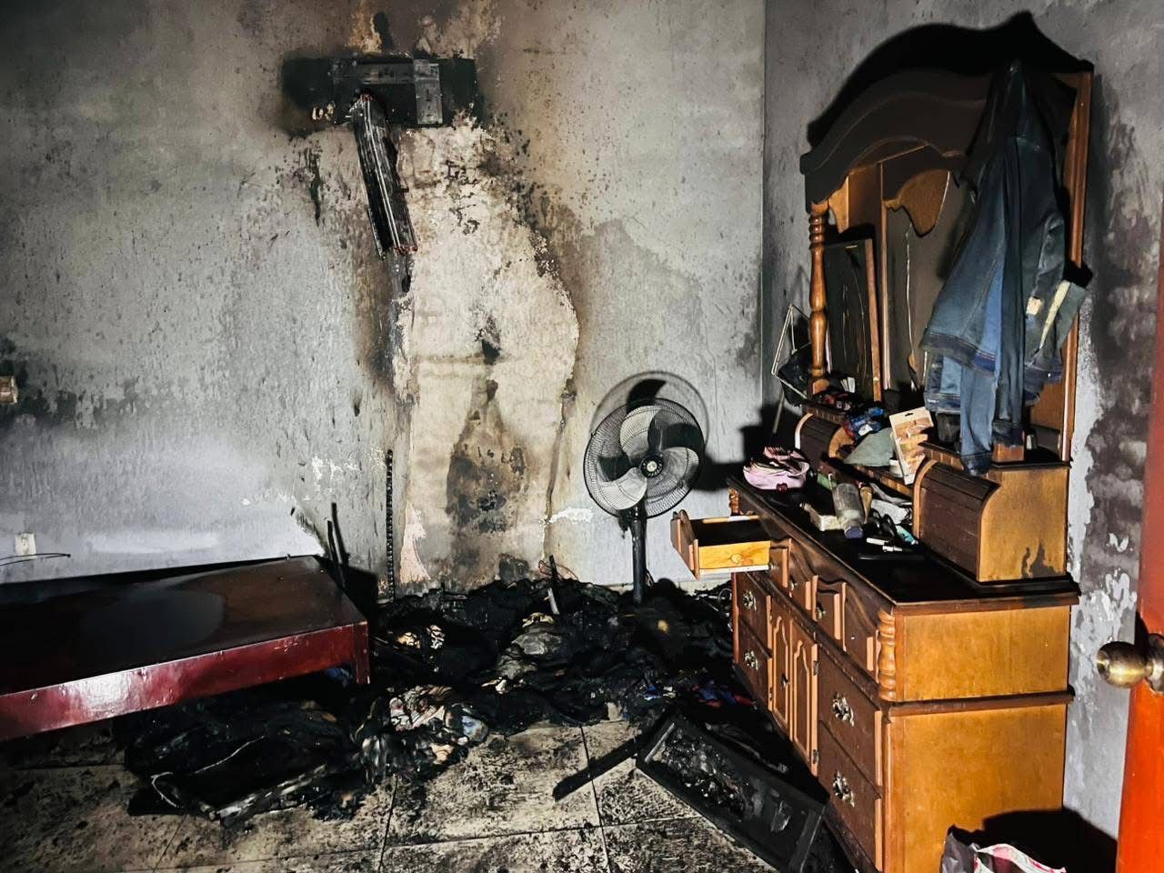 intensa jornada vivio el cuepo de bombero al inicio de este 2026
