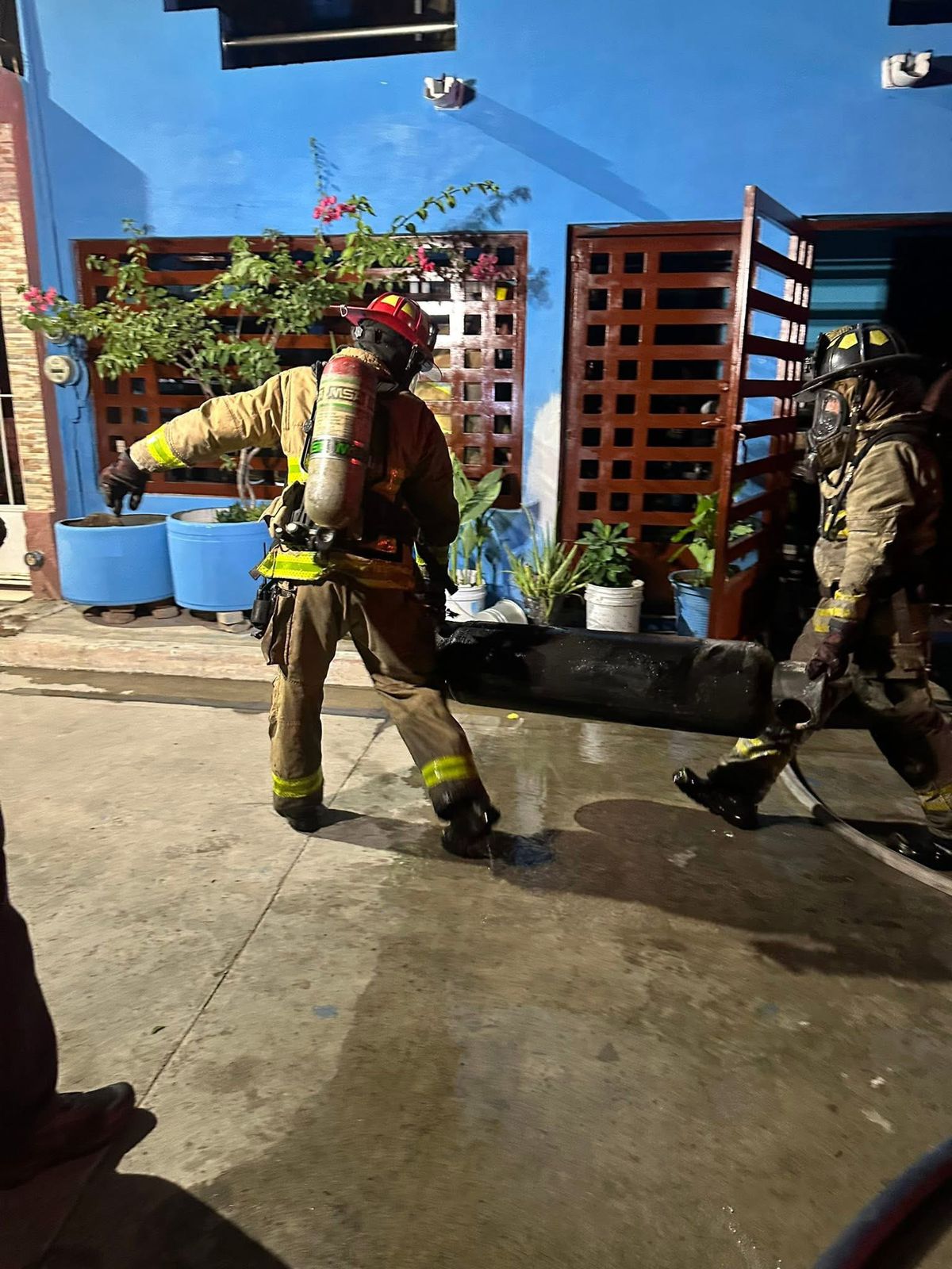 intensa jornada vivio el cuepo de bombero al inicio de este 2026
