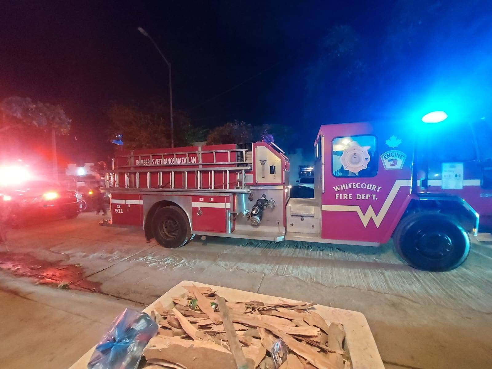 intensa jornada vivio el cuepo de bombero al inicio de este 2026
