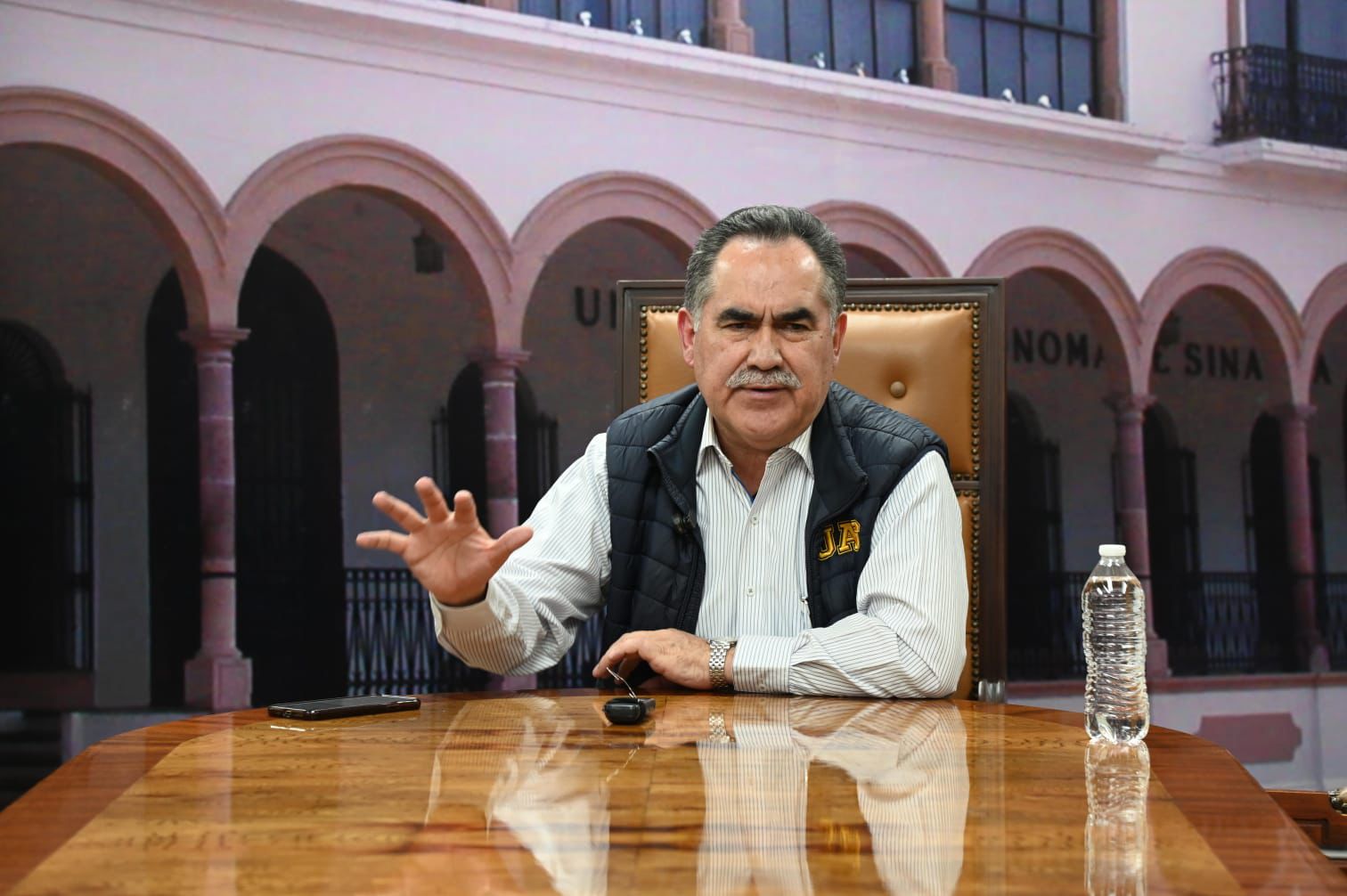 Rector de la UAS, Jesús Madueña
