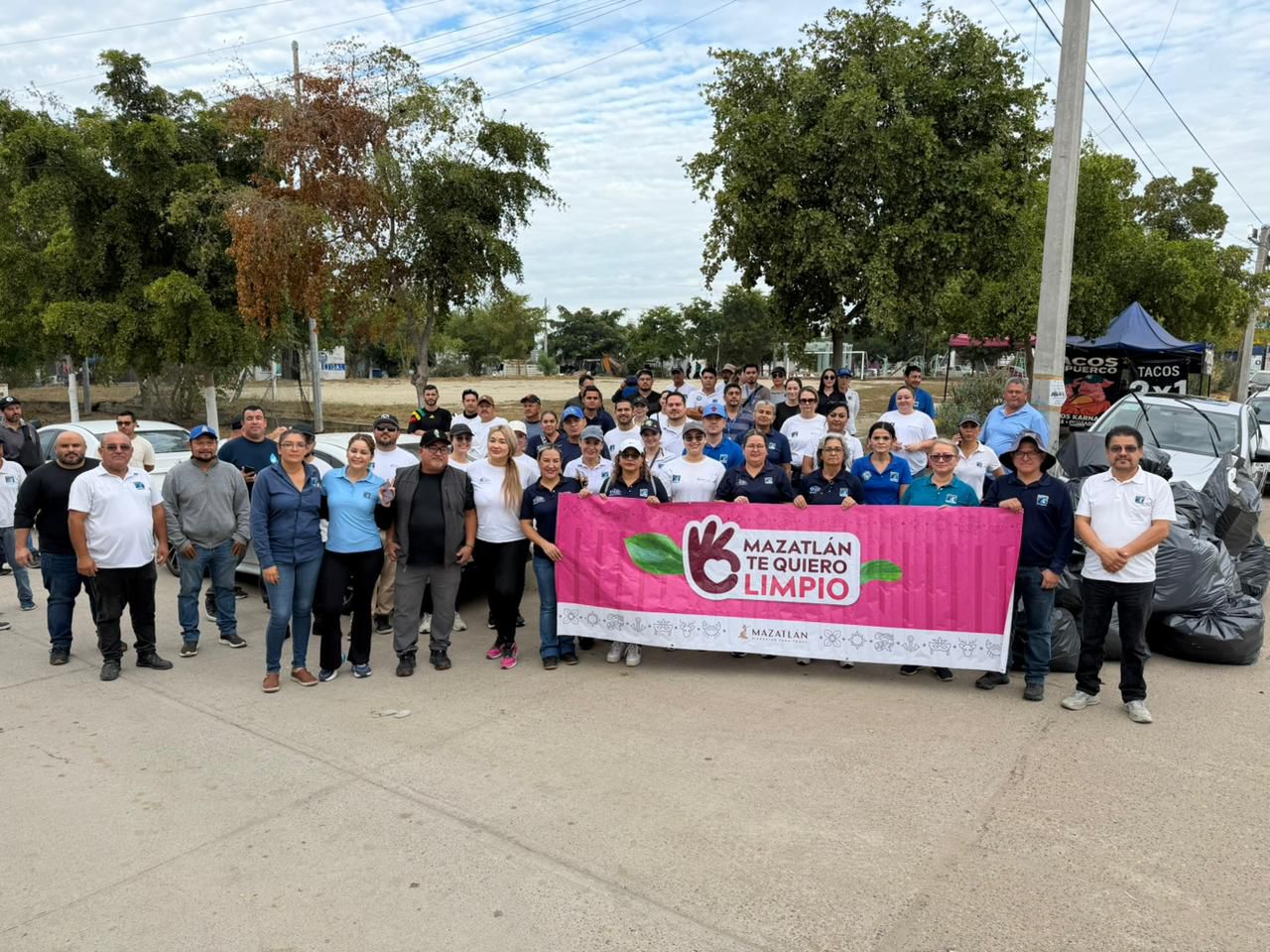 Jumapam realiza jornada de limpieza en Mazatlán, Sin.