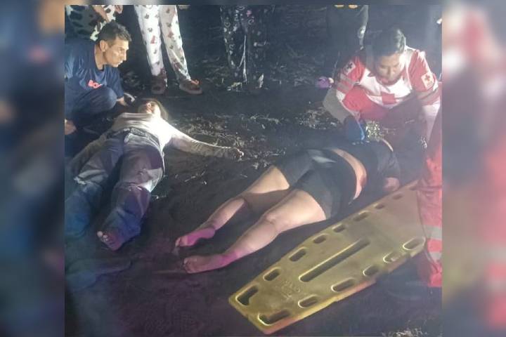 jovencitas se accidentan en cuatrimoto en los mochis