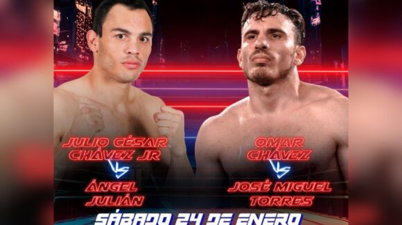 ¡Vencen la báscula! Omar y Julio César Chávez Jr. están listos para pelear este sábado en San Luis Potosí