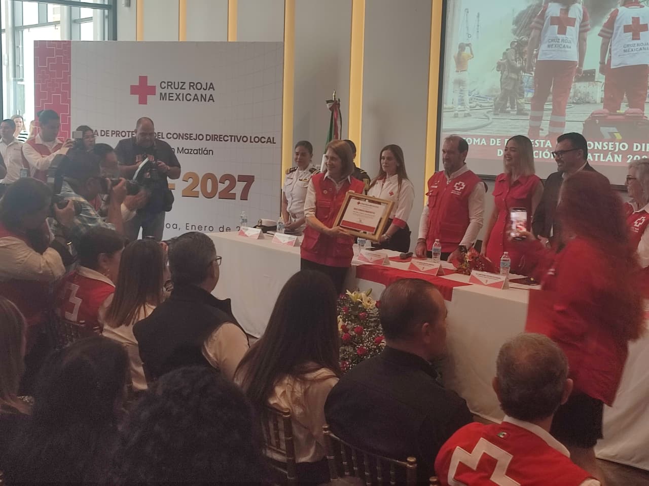 Karen Wendy Hardouin Asume presidencia del Consejo Directivo de Cruz Roja Mazatlán