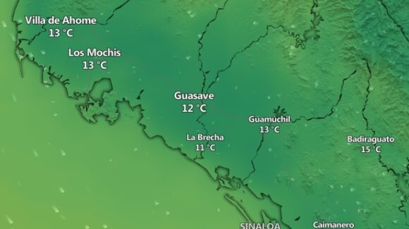 Clima Sinaloa hoy 15 de enero | La Brecha, Guasave, hoy se lleva el banderín de punto más frío en Sinaloa con 11 grados