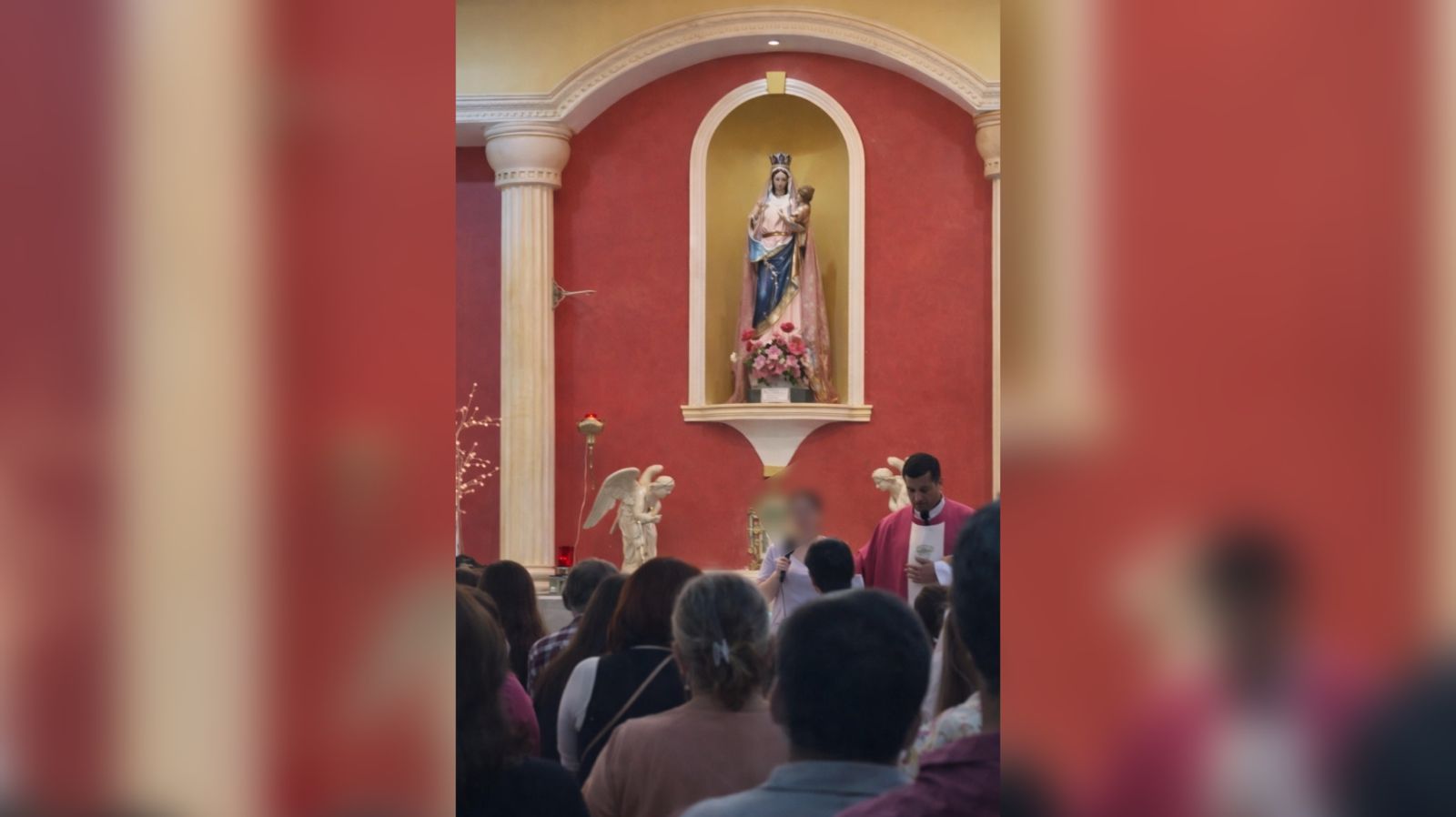 la influencer nicholette acudio a misa para dar gracias por su liberacion