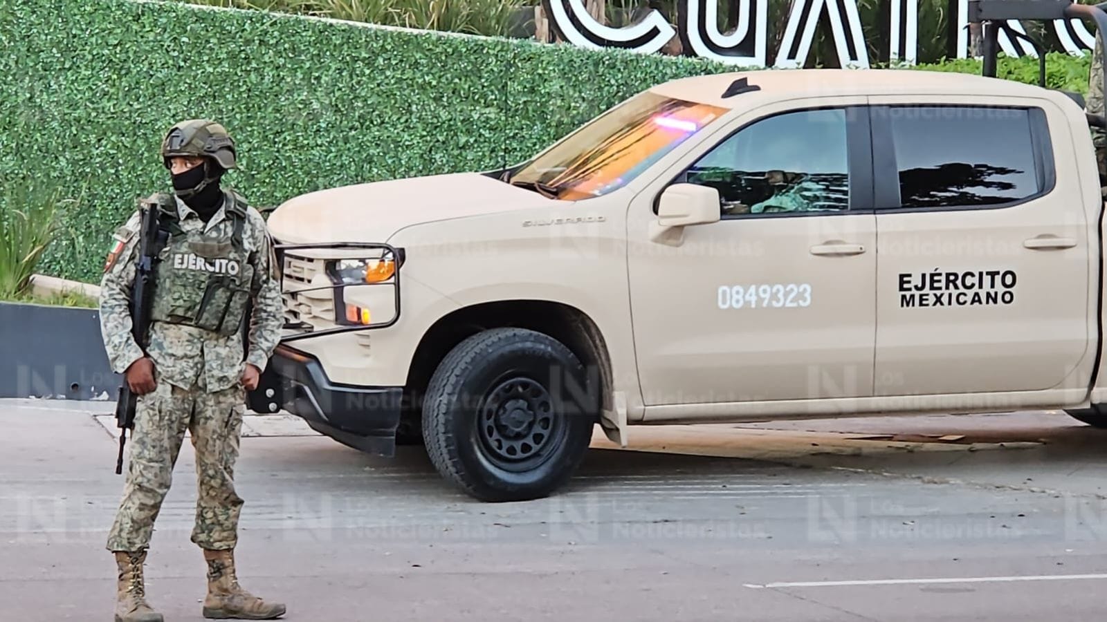 las autoridades mantienen asegurada la zona donde hallaron el cadaver