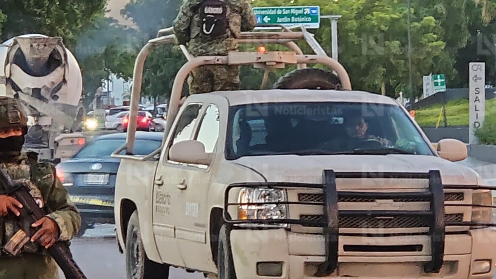 las autoridades mantienen asegurada la zona donde hallaron el cadaver
