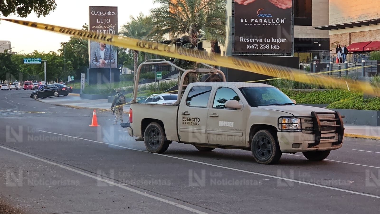 las autoridades mantienen asegurada la zona donde hallaron el cadaver