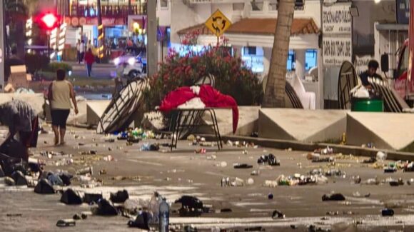 ‘Ni una basurita’; Gobierno de Mazatlán, Sinaloa, deja limpio el malecón tras festejo de Año Nuevo