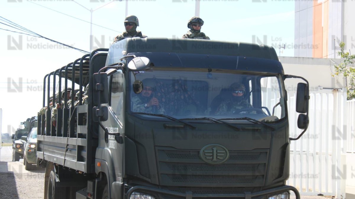 llegan 120 elementos del ejercito mexicano a mazatlan sin