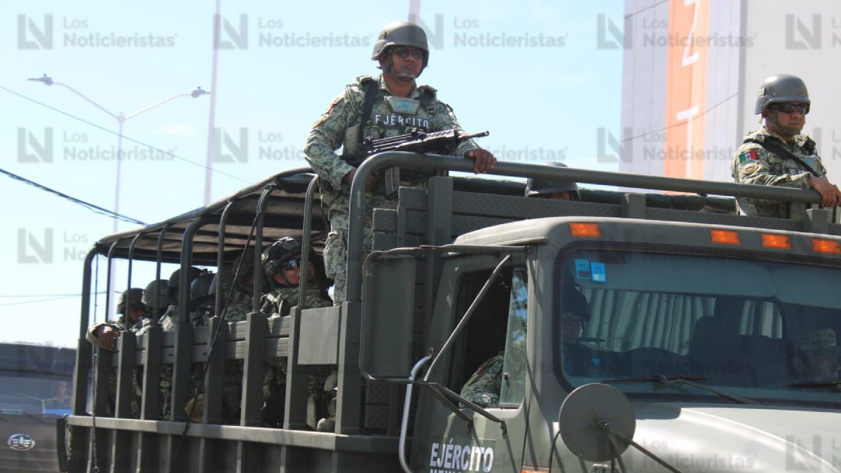 llegan 120 elementos del ejercito mexicano a mazatlan sinaloa