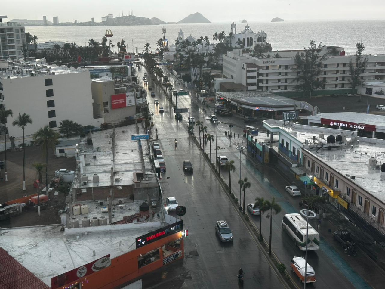 Lluvia en Mazatlán