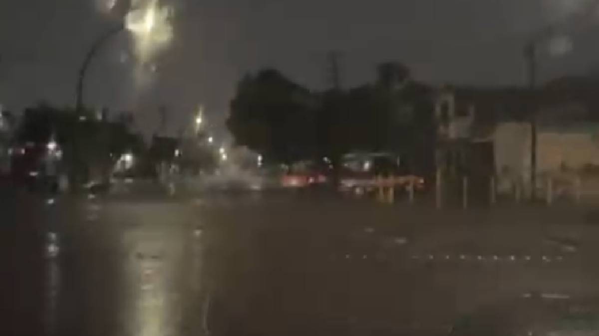 Lluvia en Los Mochis