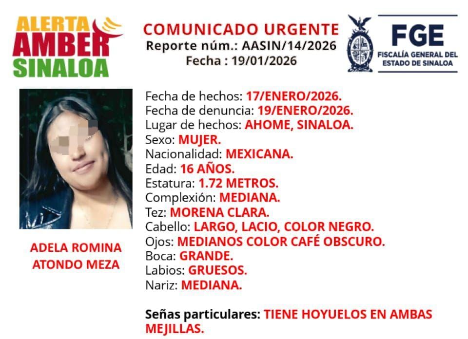Adela Romina es localizada sana y salva