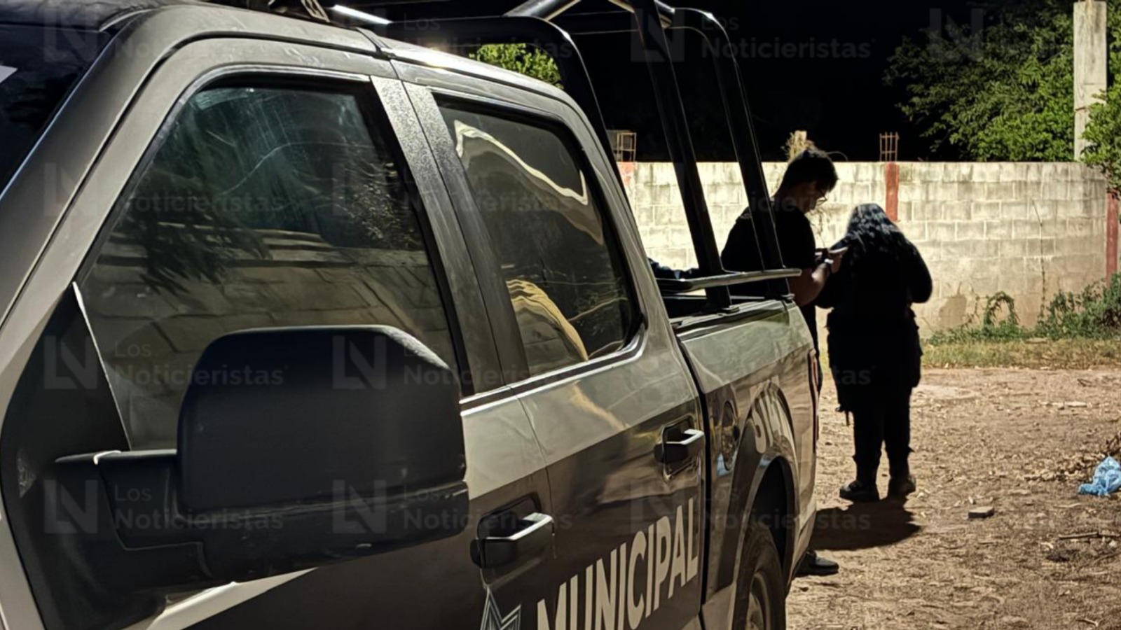 Policía Municipal resguarda escena del crimen