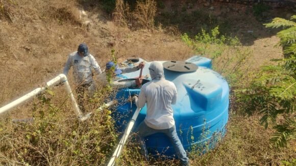 Refuerza Jumapam sistema de agua potable con mantenimiento preventivo en Siqueros, zona rural de Mazatlán, Sinaloa