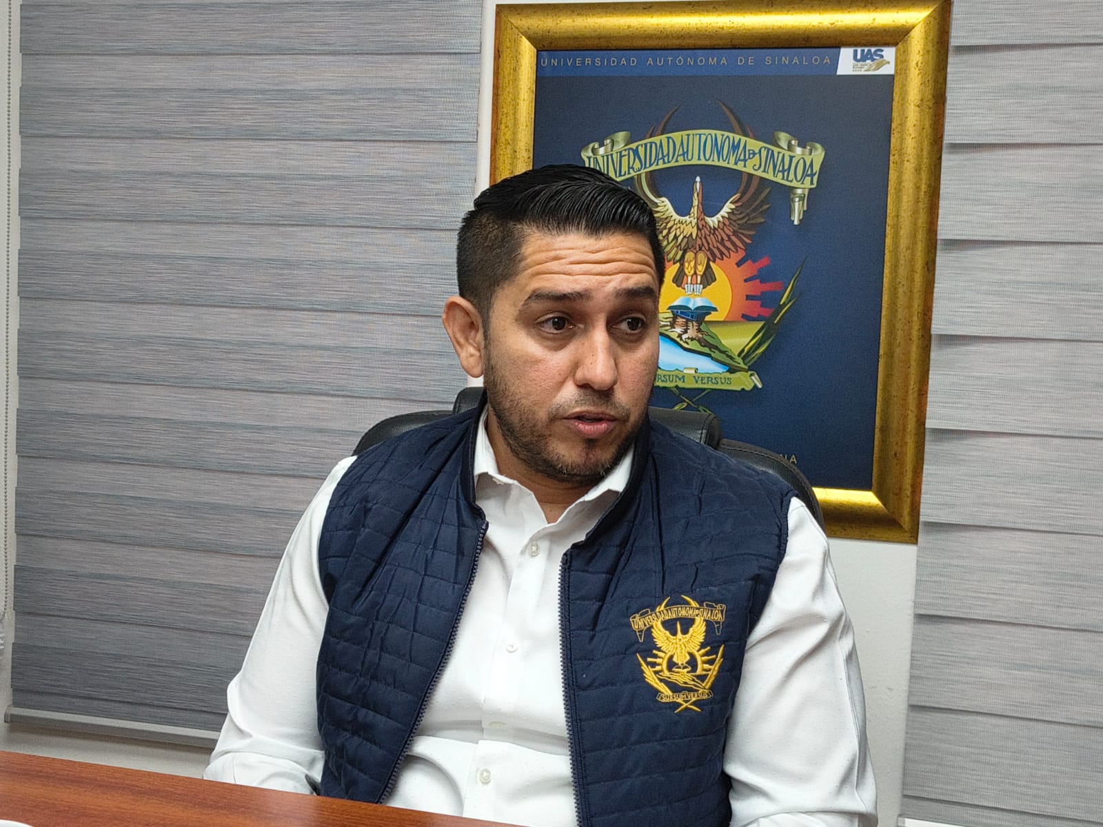 Manuel Iván Tostado Ramírez. vicerrector de la Unidad Regional Sur