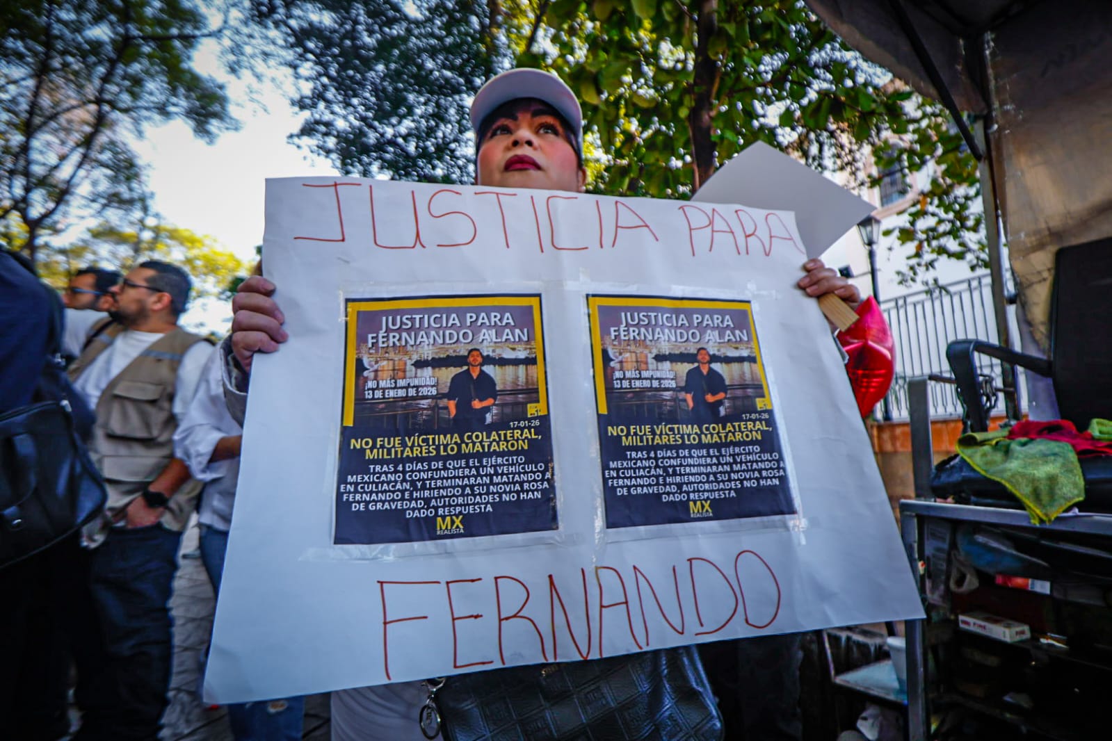 Marcha por Fernando Alan, joven asesinado por militares en Culiacán