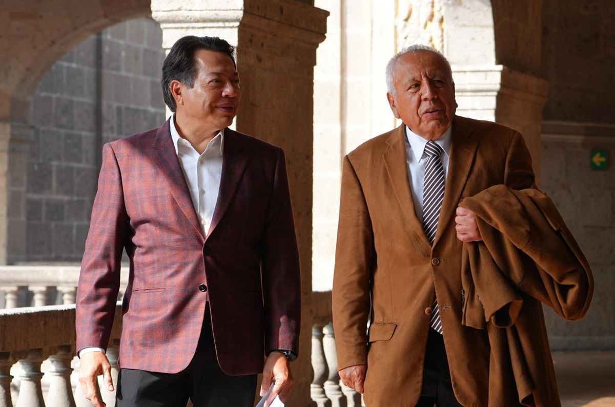 Mario Delgado y Francisco Garduño