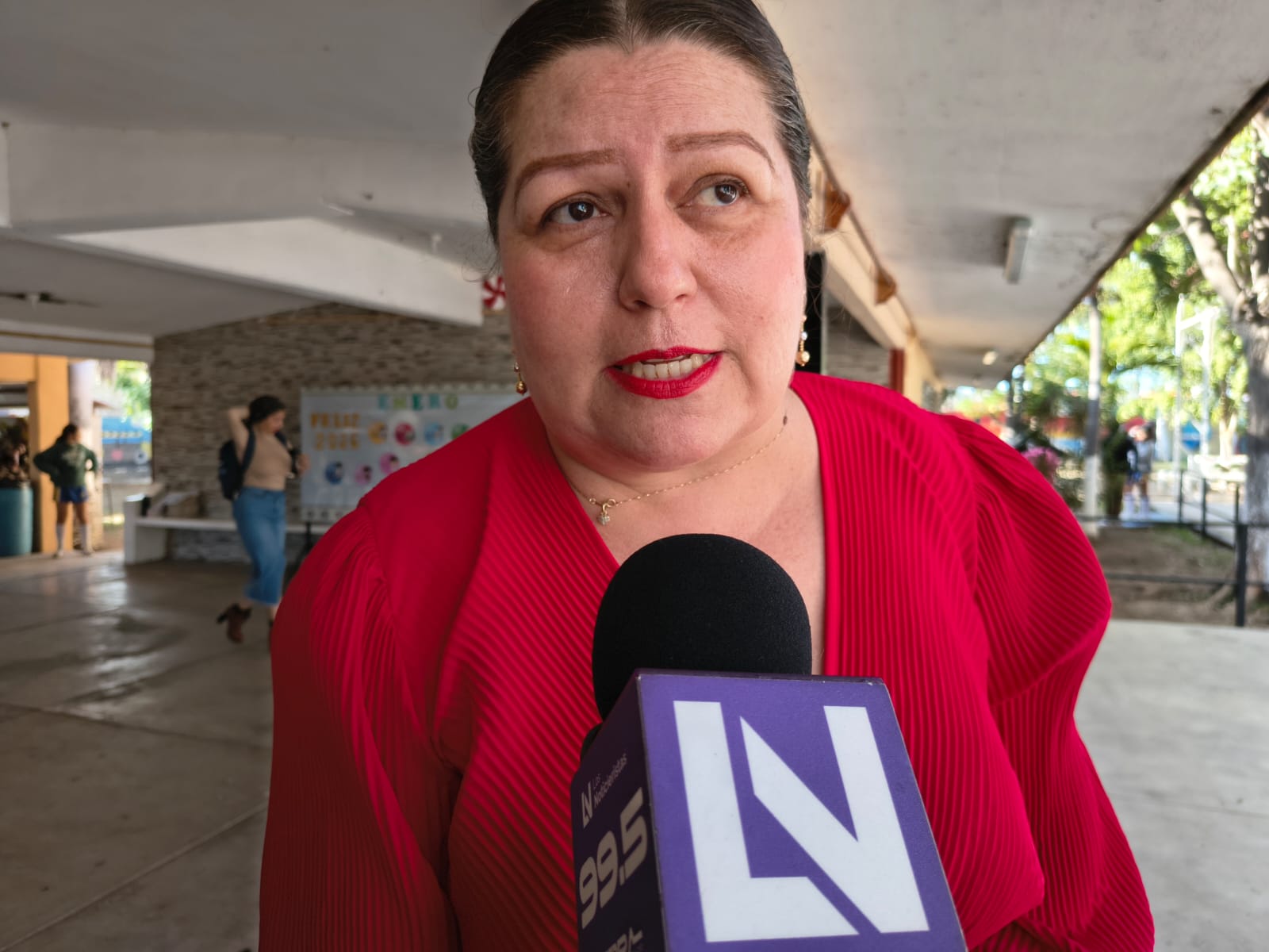 Marlén Méndez Silva, directora de la Secundaria Federal número 3, en Mazatlán