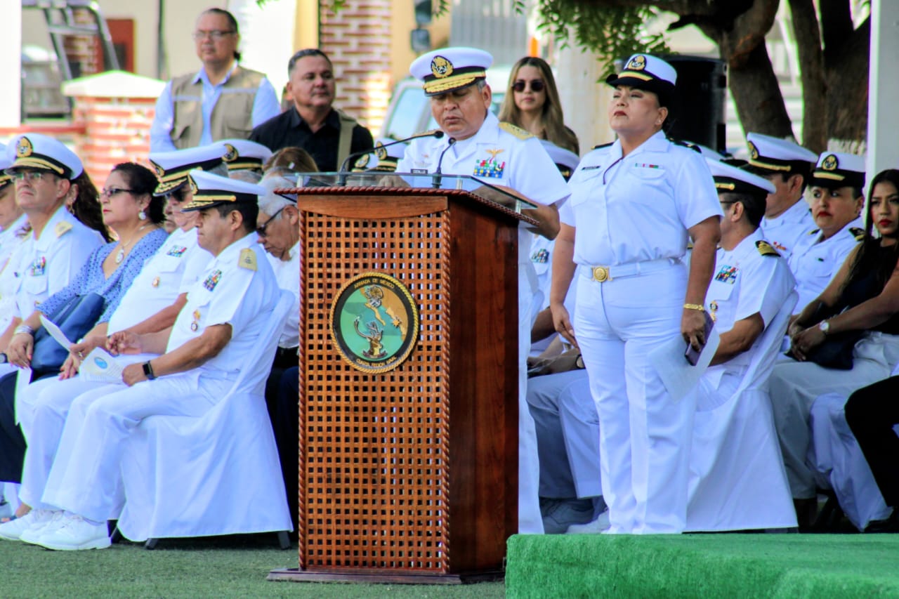 Deja José Reséndiz Sandoval la comandancia de la Cuarta Región Naval en Mazatlán