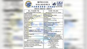 Médicos Voladores regresan a El Fuerte
