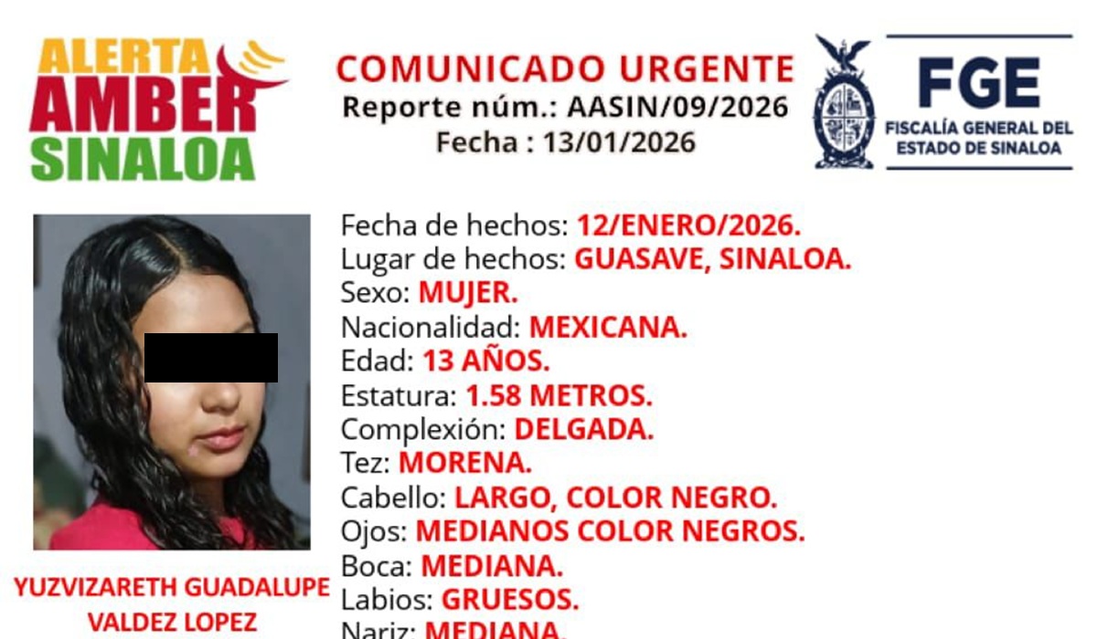 Localizan con bien a menor desaparecida en Guasave