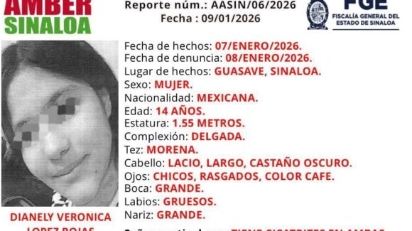 Localizan sana y salva a menor reportada como desaparecida en Guasave, Sinaloa