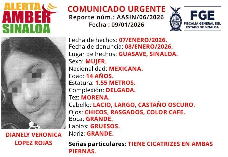 Localizan sana y salva a jovencita en Guasave