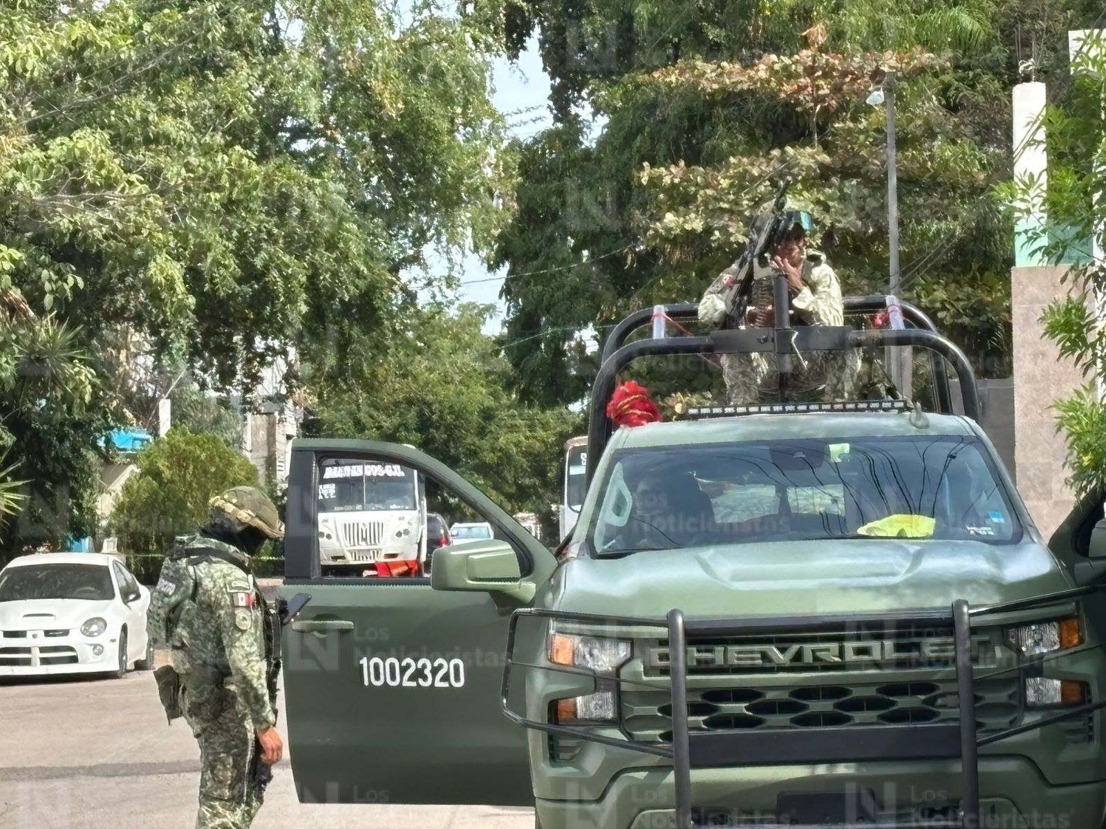 Militares mantienen en resguardo una vivienda en la colonia Guadalupe Victoria de Culiacán