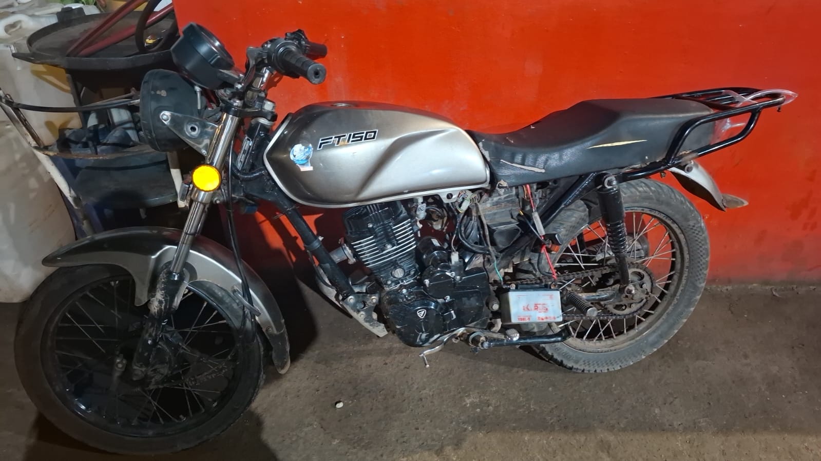 Motocicleta con reporte de robo recuperada en Mazatlán