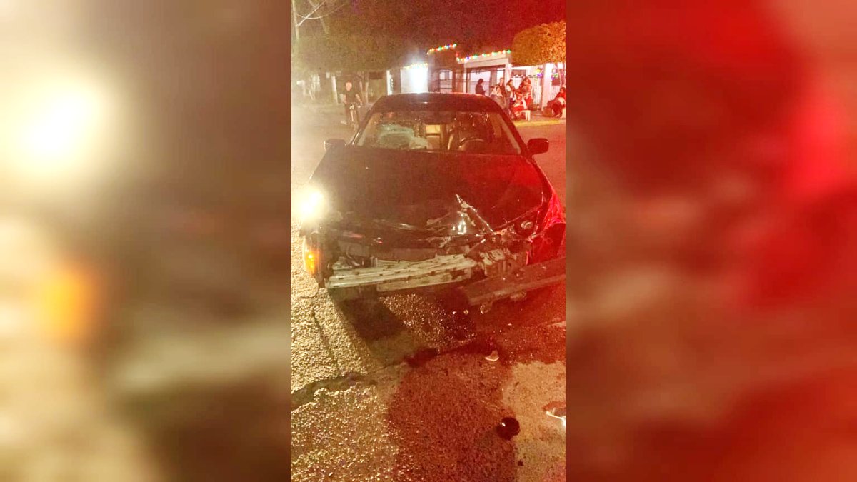 mujer sufre accidente en el sector centro de los mochis
