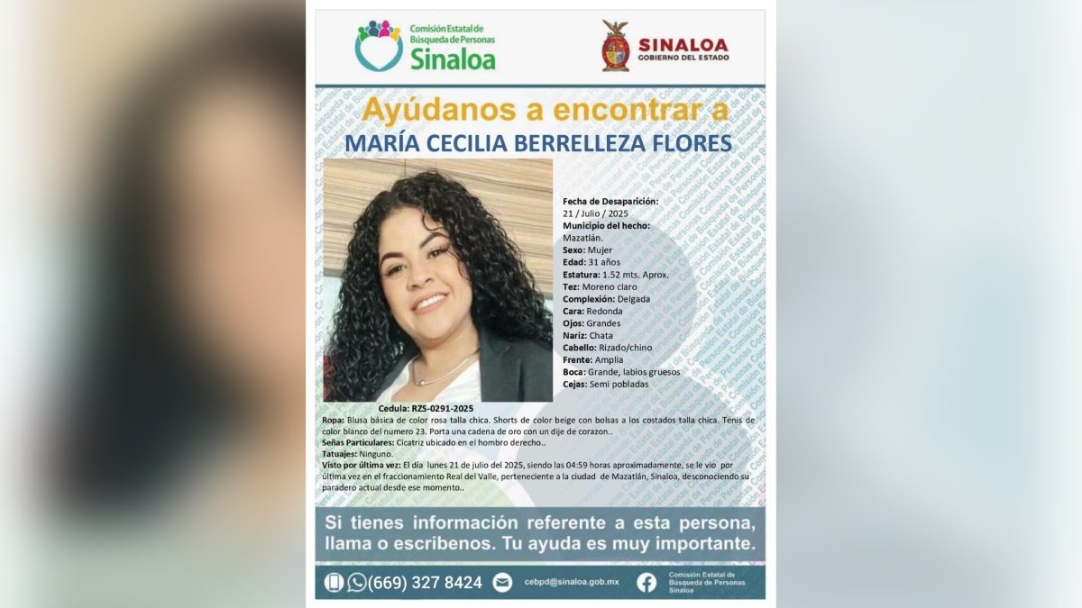 mujeres desaparecidas en mazatlan